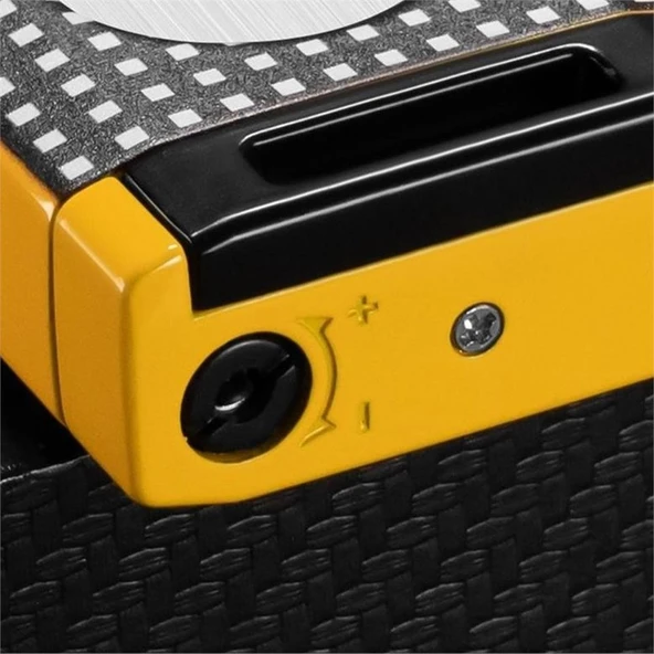 Cohiba CCM0650 3 Jet Torch Kesicili Puro Çakmağı Sarı - Resim 7