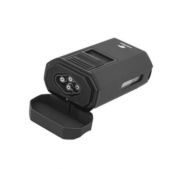Cohiba CCM0613 4 Jet Torch Masa Tipi Puro Çakmağı Gri - Resim 4