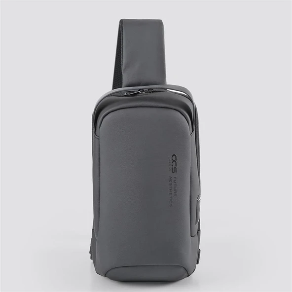 Ççs 51465 Tek Omuz Askılı Sırt ve Göğüs Çantası Siyah - Resim 2