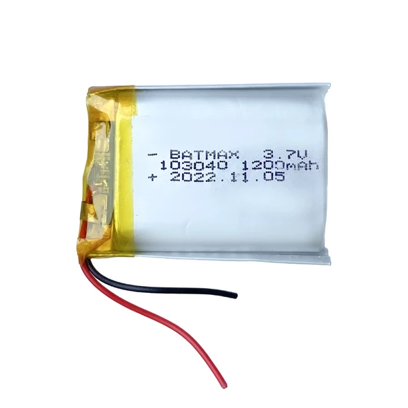 Ayt Powermaster 3.7 Volt 10x30x40 Mm 1200 mAh Lityum Polimer Pil Akıllı Saat İntercom Kulaklık Pili Soketsiz