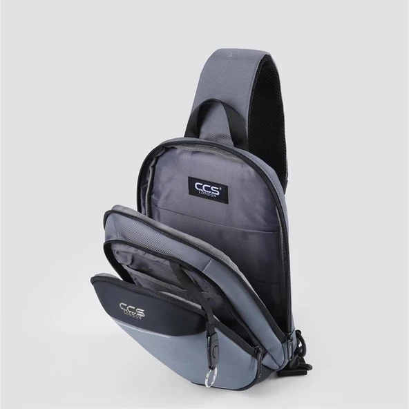 Ççs 31408 Omuz Askılı Bodybag Çapraz Çanta Gri - 4