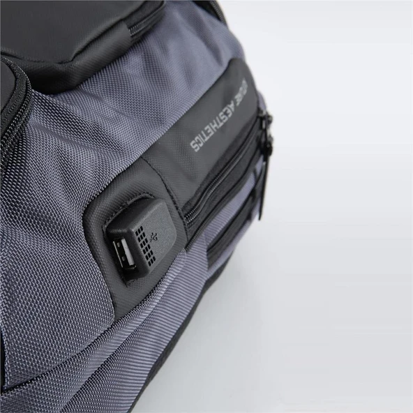 Ççs 51461 Tek Omuz Askılı Sırt ve Göğüs Çantası Gri - Resim 7