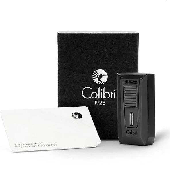 Colibri Slide Çift Alevli Çakmak Puro Çakmağı - 5