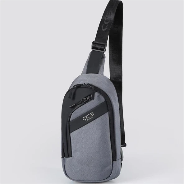 Ççs 31410 Tek Omuz Askılı Sırt ve Göğüs Çantası Gri ürün görseli
