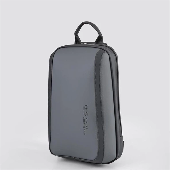 Ççs 51466 Tek Omuz Askılı Sırt ve Göğüs Çantası Gri ürün görseli 1