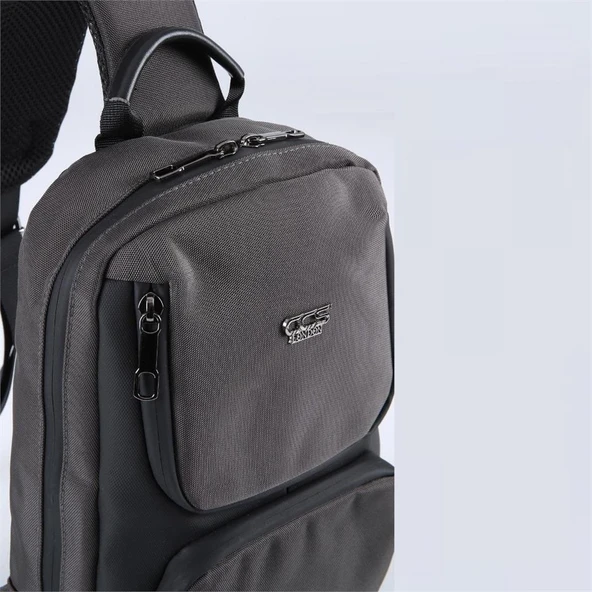 Ççs 51489 Omuz Askılı Bodybag Çapraz Çanta Gri - 4