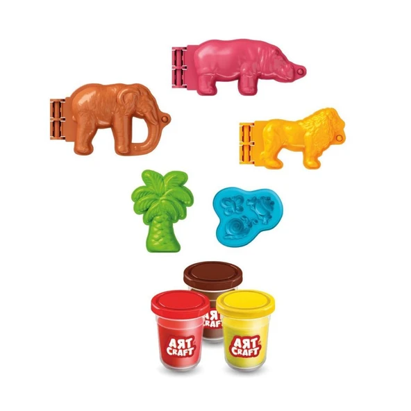 03997 Art Craft Orman Hayvanları Hamur Set 168 Gr -Fentoys - 2