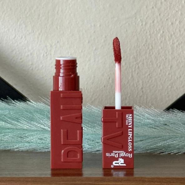 Sudedi Home Shiny Lip Gloss - Bordo Parlak Dudak Parlatıcısı - 4