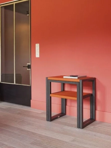 KUZELA Tek Kişilik Ders Çalışma Masası ve Taburesi. - 3