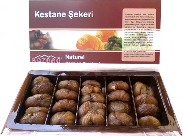 Bozdağ Kestane Şekeri Kutu 500 G