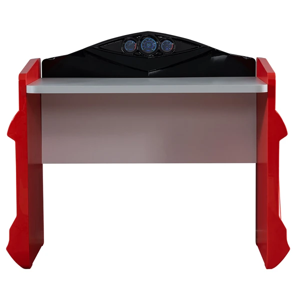 Çocuk Odası - Vento Arabalı Yatak - Sport 3 Kapılı Dolap, Masa - Kırmızı - 4