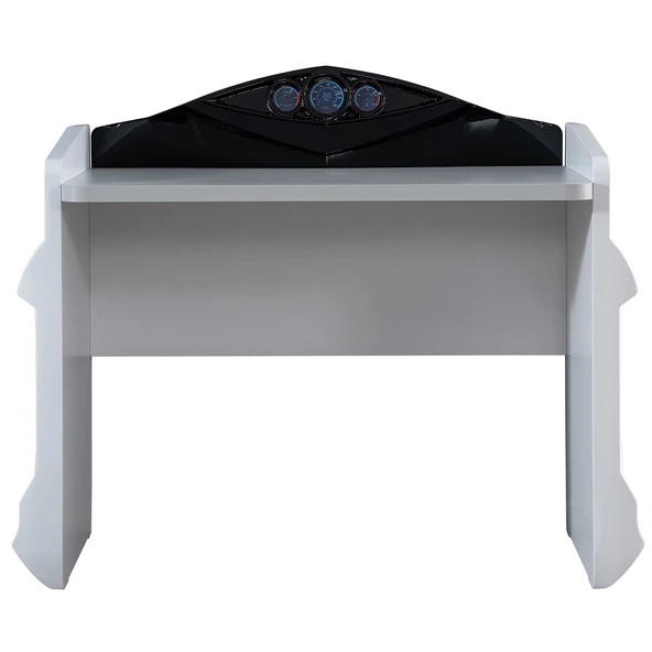 Çocuk Odası - Vento Arabalı Yatak - Sport 3 Kapılı Dolap, Masa, Şifonyer - Beyaz - 6