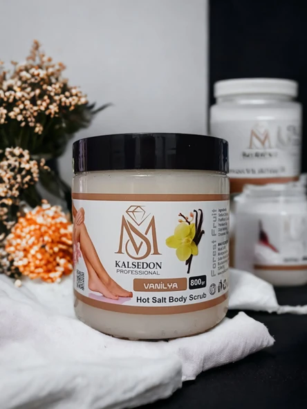 Ms Kalsedon Vanilya Aromalı Canlandırıcı & Yumuşatıcı El Ayak Ve Vücut Bakım Peelingi 800gr