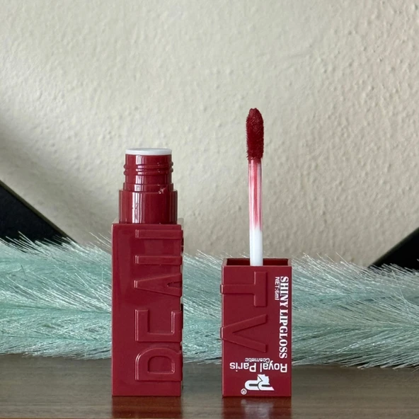 Sudedi Home Shiny Lip Gloss - Gül Kurusu Parlak Dudak Parlatıcısı - 2