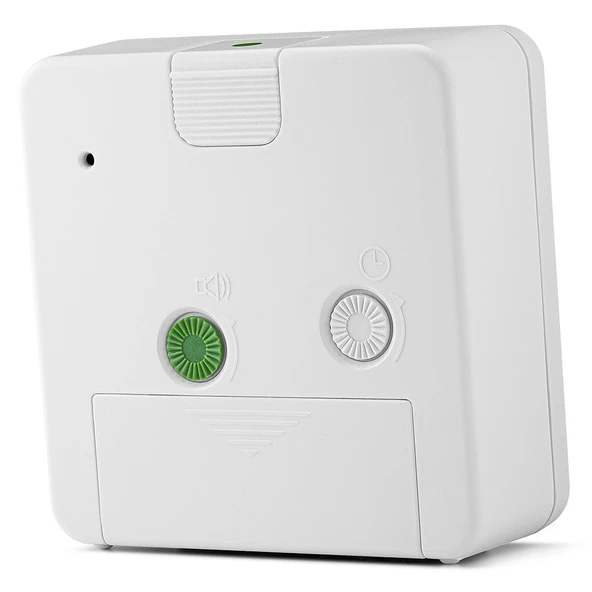 Braun BC03WB Beyaz-Siyah Klasik Seyahat Analog Alarmlı Masa Saati - Resim 5