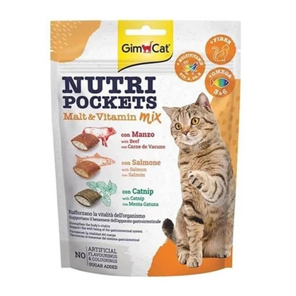 Gimcat Nutri Malt Vitamin Mix Karışık Kedi Ödülü 150 Gr