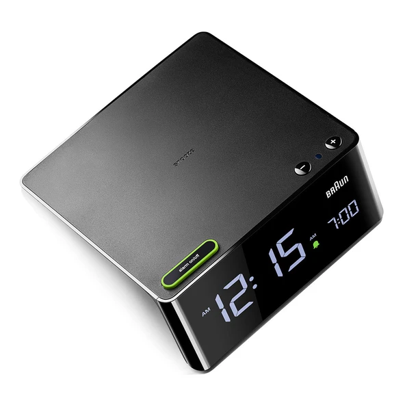 Braun BC16BEU Siyah Va LCD Ekran Dijital Alarmlı Masa Saati - Resim 5