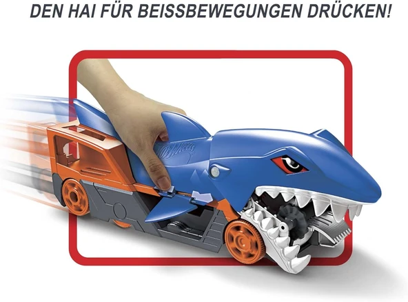 Hot Wheels Köpek Balığı Taşıyıcı, 4 Yaş Ve Üzeri, Gvg36 - Resim 3