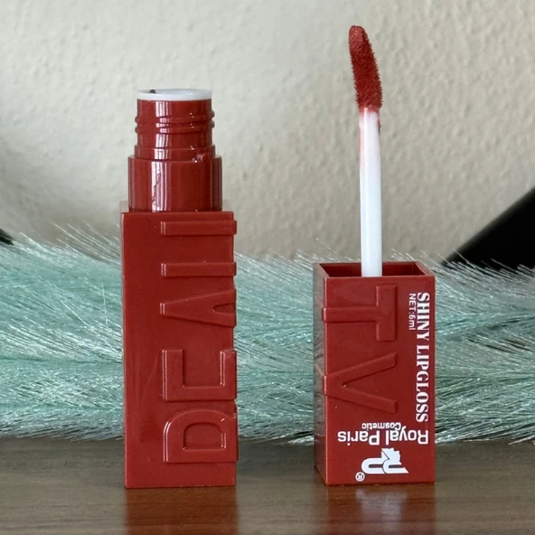 Sudedi Home Shiny Lip Gloss - Kızıl Kahve Parlak Dudak Parlatıcısı - 2
