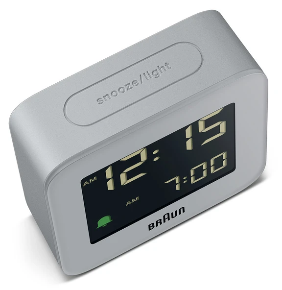 Braun BC08G Gri Klasik Seyahat Dijital Alarmlı Masa Saati - Resim 6