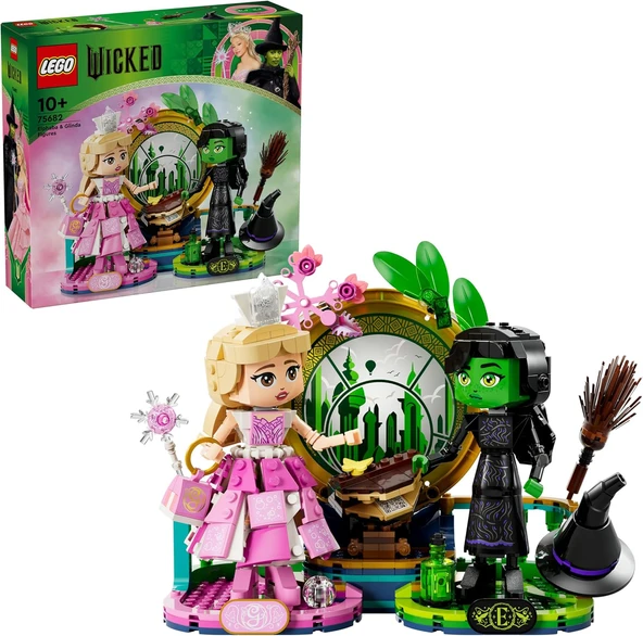 Lego Wicked Elphaba Ve Glinda Figürleri 75682-10 Yaş Ve Üzeri Çocuklar Için Fantastik Oyuncak Yapım ürün görseli 1