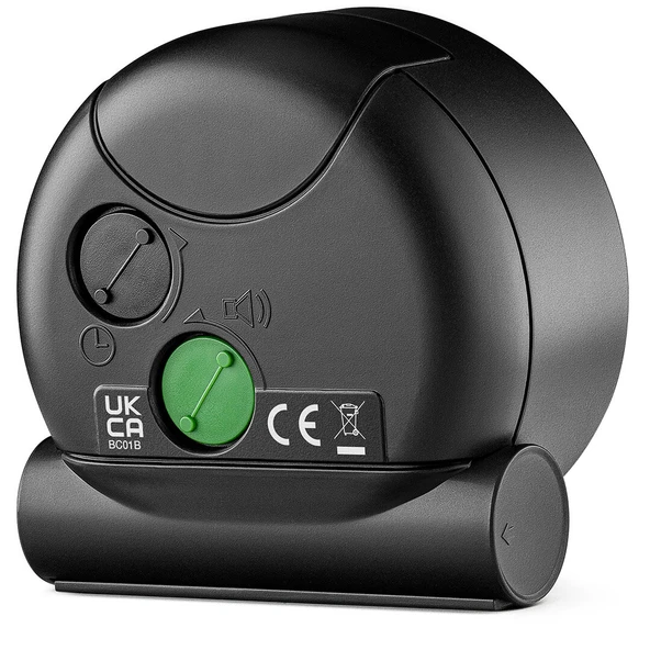 Braun BC01B Siyah Klasik Analog Alarmlı Masa Saati - Resim 5