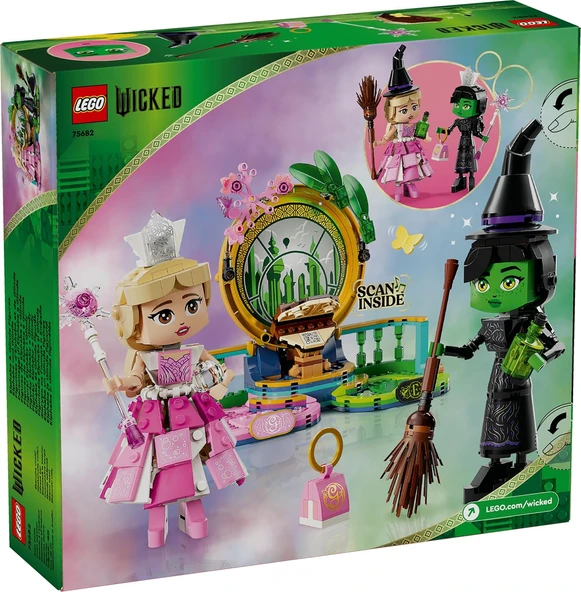 Lego Wicked Elphaba Ve Glinda Figürleri 75682-10 Yaş Ve Üzeri Çocuklar Için Fantastik Oyuncak Yapım - Resim 3