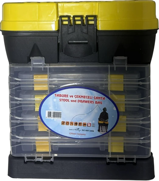 ORGANİZERLİ ÇANTA 4 ÇEKMECELİ TABURE BALIKÇI ÇANTASI 2089 - 3