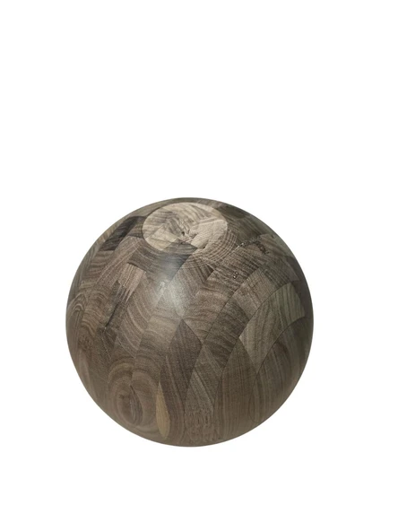 Ahşap Ceviz Sehpa Küresi Çap 25cm - Resim 2