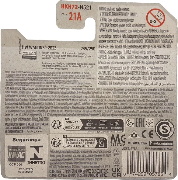 Hot Wheels - Datsun Bluebird Vagon [510] - Hw Vagons 4/5 - Hkh72 - Short Card - Nissan - Lila Metali - Resim 3