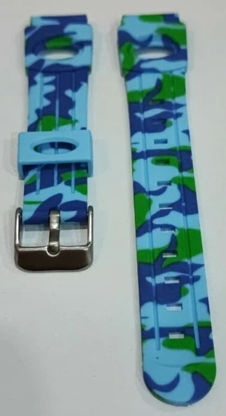 CK-5547DBE KOYU MAVİ KAMUFLAJ SİLİKON KORDON ürün görseli 1