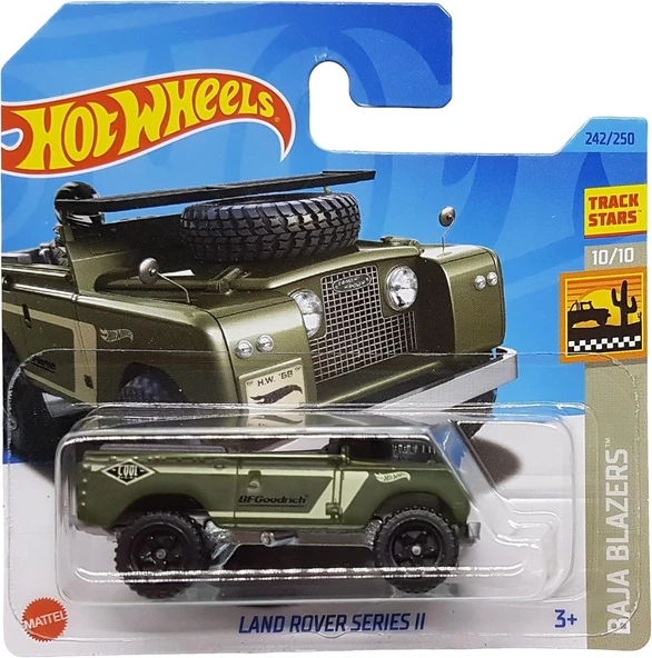 Hot Wheels - Land Rover Series Ii - Baja Blazers 10/10 - Hkg65 - Short Card - Track Stars - Bfgoodri ürün görseli 1