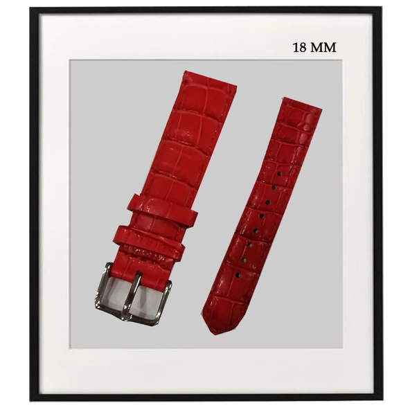 18MM KIRMIZI DESENLİ KORDON ürün görseli 1