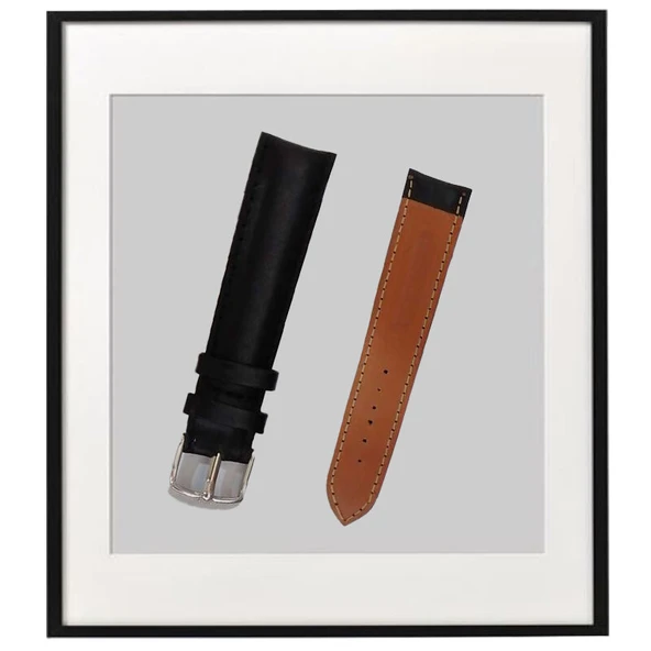 20 MM DÜZ SİYAH DERİ KORDON ürün görseli 1