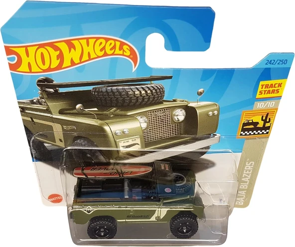 Hot Wheels - Land Rover Series Ii - Baja Blazers 10/10 - Hkg65 - Short Card - Track Stars - Bfgoodri - Resim 2