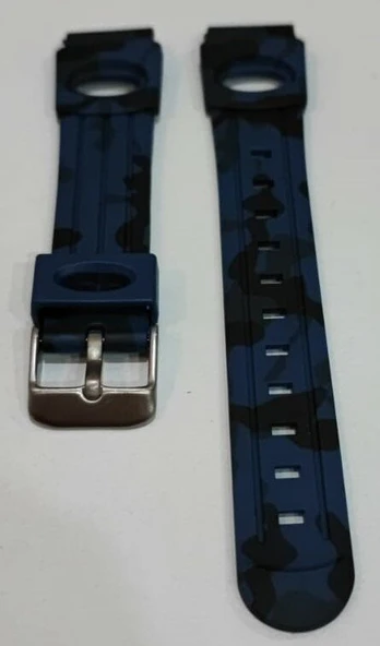 CK-5547BE MAVİ KAMUFLAJ SİLİKON KORDON ürün görseli 1