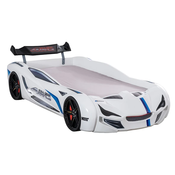 Arabalı Yatak, Mercedes Rüzgarlıklı Full Ledli Arabalı Yatak + 1 Adet Comfort Yatak - Resim 7