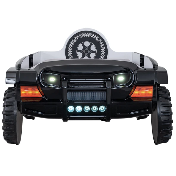 Arabalı Yatak, Jeep Lüx Ledli Arabalı Yatak - Kırmızı - 10