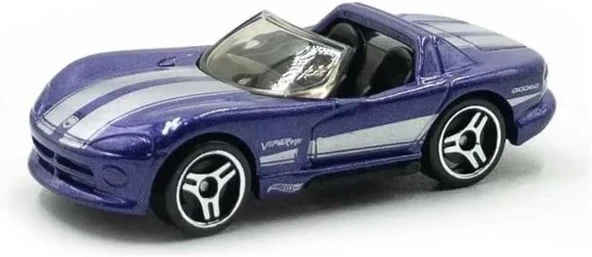 Hot Wheels - Dodge Viper Rt/10 - Hw Roadsters 7/10 - Hkk11 - Short Card - Mor - Mattel 2023 ürün görseli 1