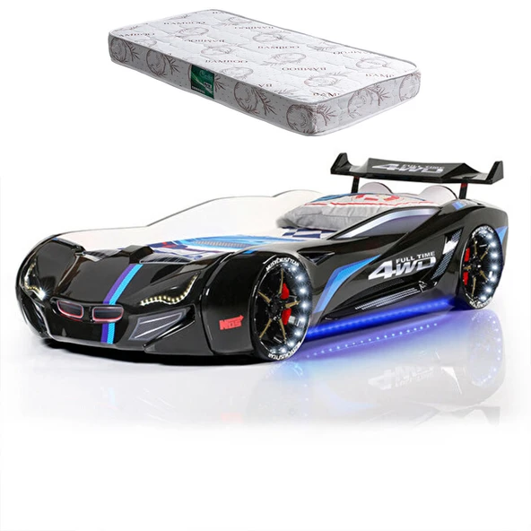 Arabalı Yatak, Mercedes Rüzgarlıklı Arabalı Yatak + 1 Adet Comfort Yatak ürün görseli 1