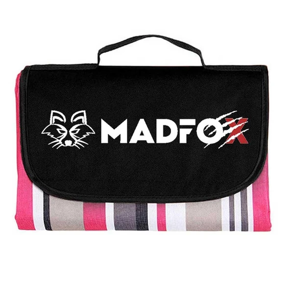 Piknik Kamp Örtüsü - Su Geçirmez - Madfox Skyloft - Red Stripe - 546255 - Resim 3