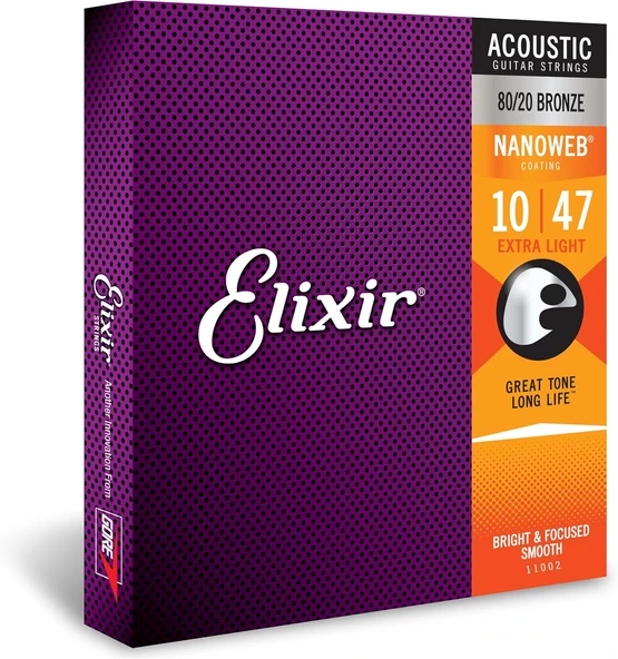 Elixir 010-047 Bronz Akustik Gitar Teli (11002)