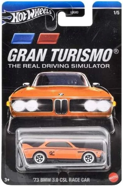 Hot Wheels Film Arabaları Özel Seri Gdg83-Hwr61-Hrv63 01/05 Gran Turismo 1973 Bmw 3.0 Csl Race Car - Resim 3