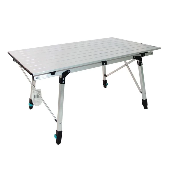 Katlanabilir Alüminyum Kamp Masası - Akordion - Madfox Moonlite -Silver - 546248
