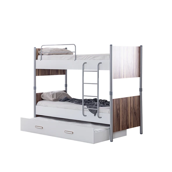 Poyraz Genç Odası, 3 Kapılı Dolap, Ranza, Masa, Şifonyer - 4