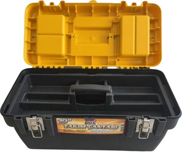19 METAL KİLİTLİ TAKIM ÇANTASI TOOL BOX - 3