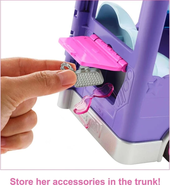 Barbie Extra Mini Mini Tur Otobüsü - Resim 4