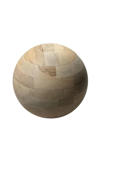Ahşap Kayın Sehpa Küresi Çap 25cm - Resim 2