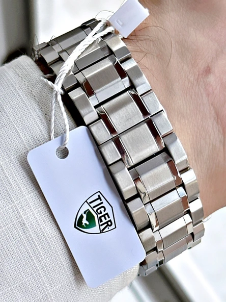 TI-613A TIGER ÇELİK ERKEK SAATİ - Resim 2