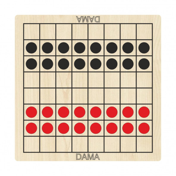 Ahşap Zeka ve Strateji Oyunu Seti 5li, Dama, 3 Taş, 9 Taş, Bihar ve Surakarta - 6